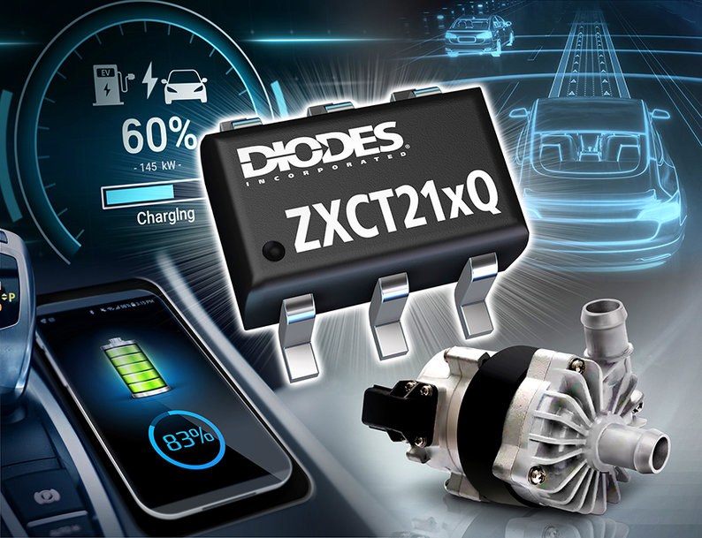 Automotive-konforme Strom-Shunt-Monitore von Diodes Incorporated ermöglichen hochpräzise Spannungsmessung in Elektrofahrzeugen